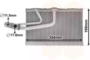 VAN WEZEL 3000v641 -  Испаритель, кондиционер